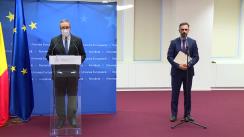 Conferință de presă susținută de prim-ministrul României, Nicolae-Ionel Ciucă, la finalul vizitei la Bruxelles