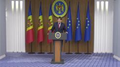 Conferință de presă susținută de ministrul Infrastructurii și Dezvoltării Regionale, Andrei Spînu, după ședința Guvernului Republicii Moldova din 22 decembrie 2021