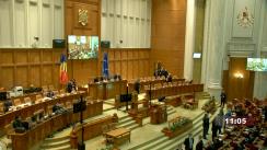 Ședința solemnă comună a Camerei Deputaților și Senatului consacrată împlinirii a 32 de ani de la Revoluția Română din decembrie 1989