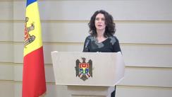 Declarațiile Olesei Stamate după ședința Parlamentului Republicii Moldova din 24 decembrie 2021