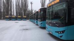 Prezentarea autobuzelor achiziționate de Primăria municipiului Chișinău în anul curent
