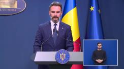 Declarații de presă după ședința Guvernului României din 30 decembrie 2021