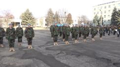 Ceremonia de detașare a celui de-al șaisprezecelea contingent al Armatei Naționale în misiunea de menținere a păcii KFOR din Kosovo