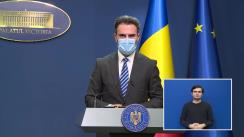 Declarații de presă după ședința Guvernului României din 12 ianuarie 2022