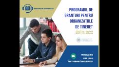 Sesiunea de informare despre Programul de Granturi pentru organizațiile de tineret, ediția 2022