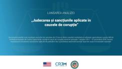 Eveniment organizat de Centrul de Resurse Juridice de lansare a documentului analitic „Judecarea și sancțiunile aplicate în cauzele de corupție – cât de uniformă este practica judecătorească?”
