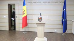 Briefing de presă susținut de către deputații din Fracțiunea parlamentară a Blocului Comuniștilor și Socialiștilor