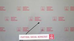 Declarații de presă după ședința Consiliului Politic Național al Partidului Social Democrat din 31 ianuarie 2022