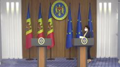 Conferință de presă susținută de prim-ministra Republicii Moldova, Natalia Gavrilița, și ministrul Economiei, Sergiu Gaibu