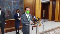 Declarații de presă susținute de președintele Forței Dreapte, Ludovic Orban