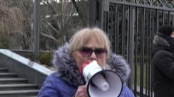 Pensionarii protestează față de scumpirile în lanț, din ultima perioadă