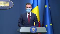 Declarații de presă susținute de secretarul de stat în MAI, șef al DSU, Raed Arafat