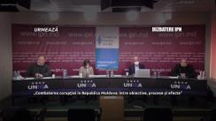 Dezbaterea publică organizată de Agenția IPN la tema „Combaterea corupției în Republica Moldova: între obiective, procese și efecte”