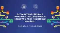 Conferință de presă susținută de prim-miniștrii Republicii Moldova și României, Natalia Gavrilița și Nicolae-Ionel Ciucă