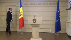 Briefing de presă al deputatului din Fracțiunea Blocului Comuniștilor și Socialiștilor, Vladimir Odnostalco, după ședința Parlamentului Republicii Moldova din 10 februarie 2022