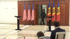 Conferință de presă susținută de Președinta Republicii Moldova, Maia Sandu, și Secretarul de Stat al Statelor Unite ale Americii, Antony J. Blinken