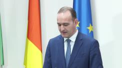 Conferință de presă susținută  de ministrul Investitiilor și Proiectelor Europene, Dan Vîlceanu