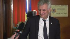 Declarații de presă susținute de senatorul PSD, Daniel Zamfir