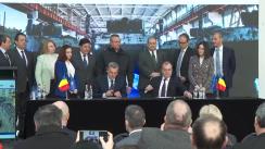 Semnarea acordului de joint-venture între Uzina Mecanică București (UMB) și General Dynamics European Land Systems Romania (GDELS Romania)