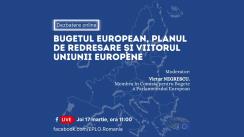 Webminar organizat de Biroul de Legătură al Parlamentului European în România pe tema - „Studiul privind viitorul buget european si planurile de redresare si reziliență”