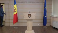 Briefing de presă susținut de către deputații din Fracțiunea Blocului Comuniștilor și Socialiștilor