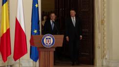 Conferință de presă susținută de Președintele României, Klaus Iohannis, și Președintele Poloniei, Andrzej Duda