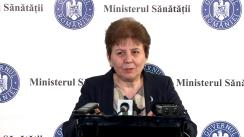 Conferință de presă susținută de secretarul de stat în Ministerul Sănătății, Adriana Pistol, despre asistența medicală acordată cetățenilor ucraineni refugiați în România