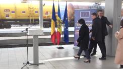 Ceremonia oficială de recepție a unui prim transport din donația de 5000 tone de păcură donate Republicii Moldova de către Guvernul României