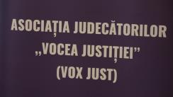 Prezentarea publică „Comentariul practic al codului de etică și conduită al judecătorilor” organizată de Asociația Judecătorilor „VOCEA JUSTIȚIEI”
