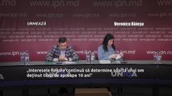 Conferință de presă susținută de Veronica Băieșu, soția unei persoane deținute în condiții inumane, și Dorin Cojocaru, avocatul acestei, cu tema „Interesele ilegale continuă să determine soarta unui om deținut timp de aproape 10 ani”