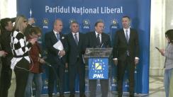 Declarație de presă susținută de Prim-vicepreședinte Partidului Național Liberal, Gheorghe Flutur