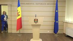 Briefing de presă al deputatei fracțiunii Partidului Acțiune și Solidaritate, Angela Munteanu-Pojoga