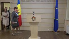 Briefing de presă al deputaților din Fracțiunea parlamentară a Blocului Comuniștilor și Socialiștilor