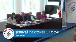 Ședința Consiliului Local Sector 5 București din 7 aprilie 2022