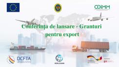 Conferința online cu genericul „Granturi mari pentru export”