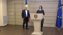 Declarațiile deputaților Fracțiunii PAS, Boris Marcoci și Liliana Grosu, în timpul ședinței Parlamentului Republicii Moldova din 14 aprilie 2022