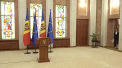 Briefing de presă susținut de Președintele Republicii Moldova, Maia Sandu, pe subiecte de actualitate