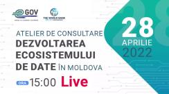 Atelier de consultare privind dezvoltarea ecosistemului de date în Republica Moldova