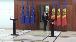 Press statements by the President of the Republic of Moldova, Maia Sandu, and the President of the European Council, Charles Michel