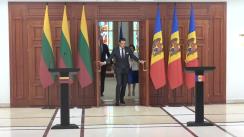 Press statements by the President of the Republic of Moldova, Maia Sandu, and the President of the Republic of Lithuania, Gitanas Nauseda
