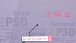 Conferință de presă susținută de președintele PSD, Marcel Ciolacu, după ședința Consiliului Politic Național, al Partidului Social Democrat din 10 mai 2022
