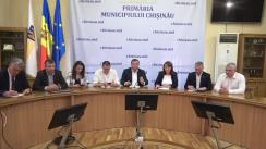 Conferință de presă susținută de consilierii municipali ai Partidului Platforma Demnitate și Adevăr