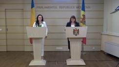 Conferință de presă comună a membrilor Comisiei administrație publică a Parlamentului Republicii Moldova și Comisiei pentru administrație publică și amenajarea teritoriului din Camera Deputaților a Parlamentului României