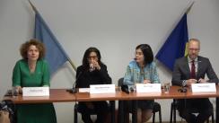 Conferința de presă susținută de Reprezentantul Special al Secretarului General al Organizației Națiunilor Unite pentru combaterea violenței împotriva copiilor, Najat Maala M’jid, la finalul vizitei sale oficiale în România