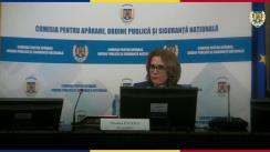 Dezbaterea propunerii legislative pentru modificarea și completarea Legii nr.232/2016 privind industria națională de apărare, precum și pentru modificarea și completarea unor acte normative, din cadrul Senatului României