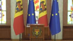 Briefing de presă susținut de Președintele Republicii Moldova, Maia Sandu, după ședința Consiliului Suprem de Securitate din 27 mai 2022