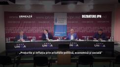 Dezbaterea publică organizată de Agenția de presă IPN la tema „Prețurile și inflația prin prismele politică, economică și socială”