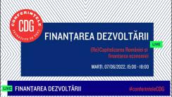 Conferința cursdeguvernare.ro cu tema „Finanțarea dezvoltării: (Re)Capitalizarea României și finanțarea economiei”
