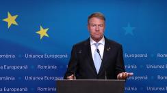 Declarație de presă susținută de Președintele României, Klaus Iohannis, la reuniunea extraordinară a Consiliului European