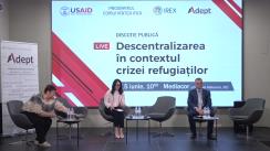 Discuția publică „Descentralizarea în contextul crizei refugiaților”